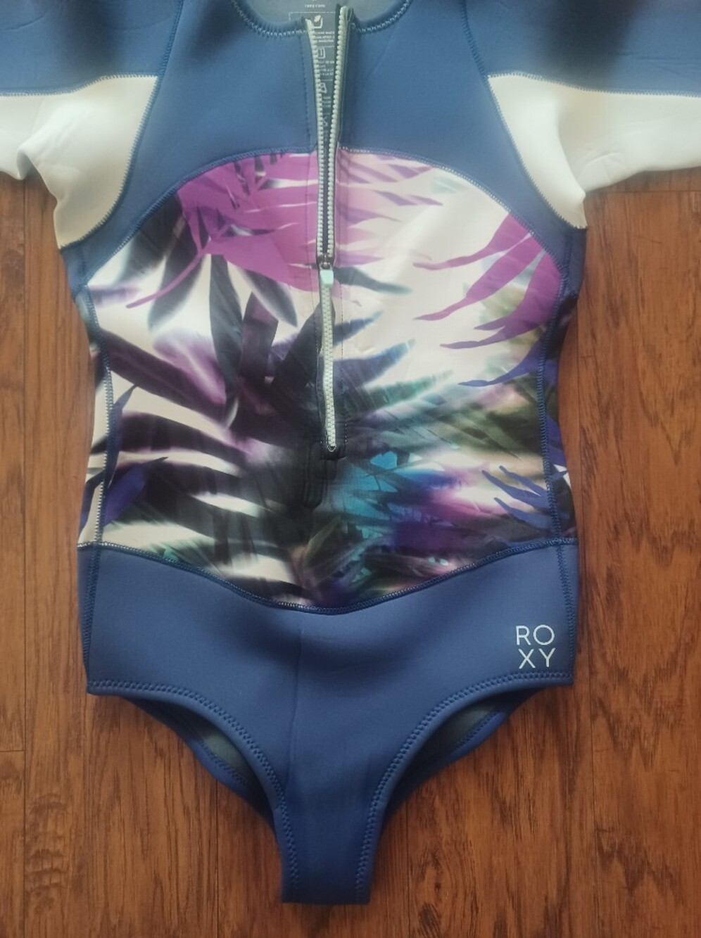 🌊💜💚 EUC ROXY 1mm BIKINI SPRINGSUIT 8